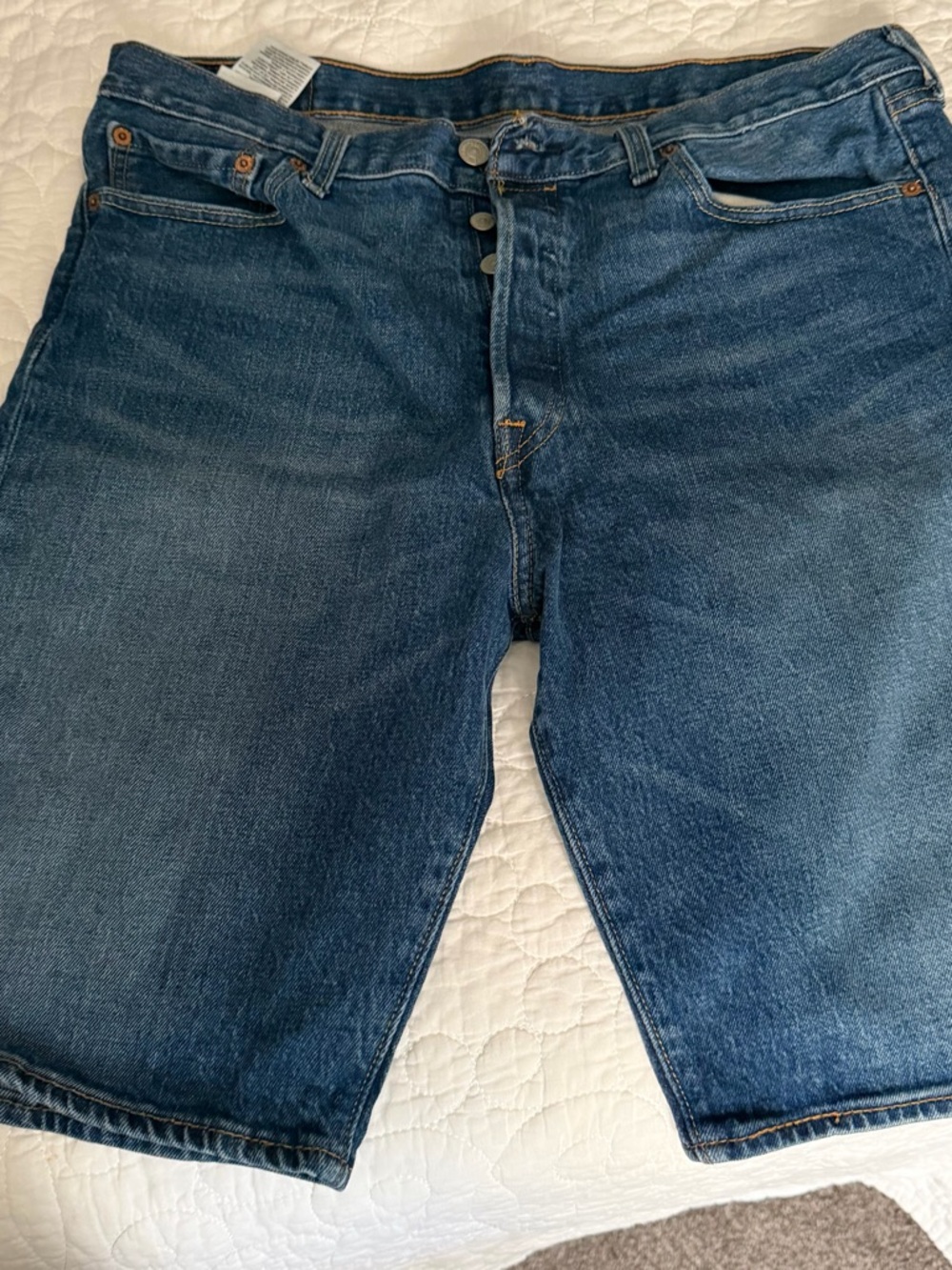 Levi's Dark Blue Denim Jean Shorts